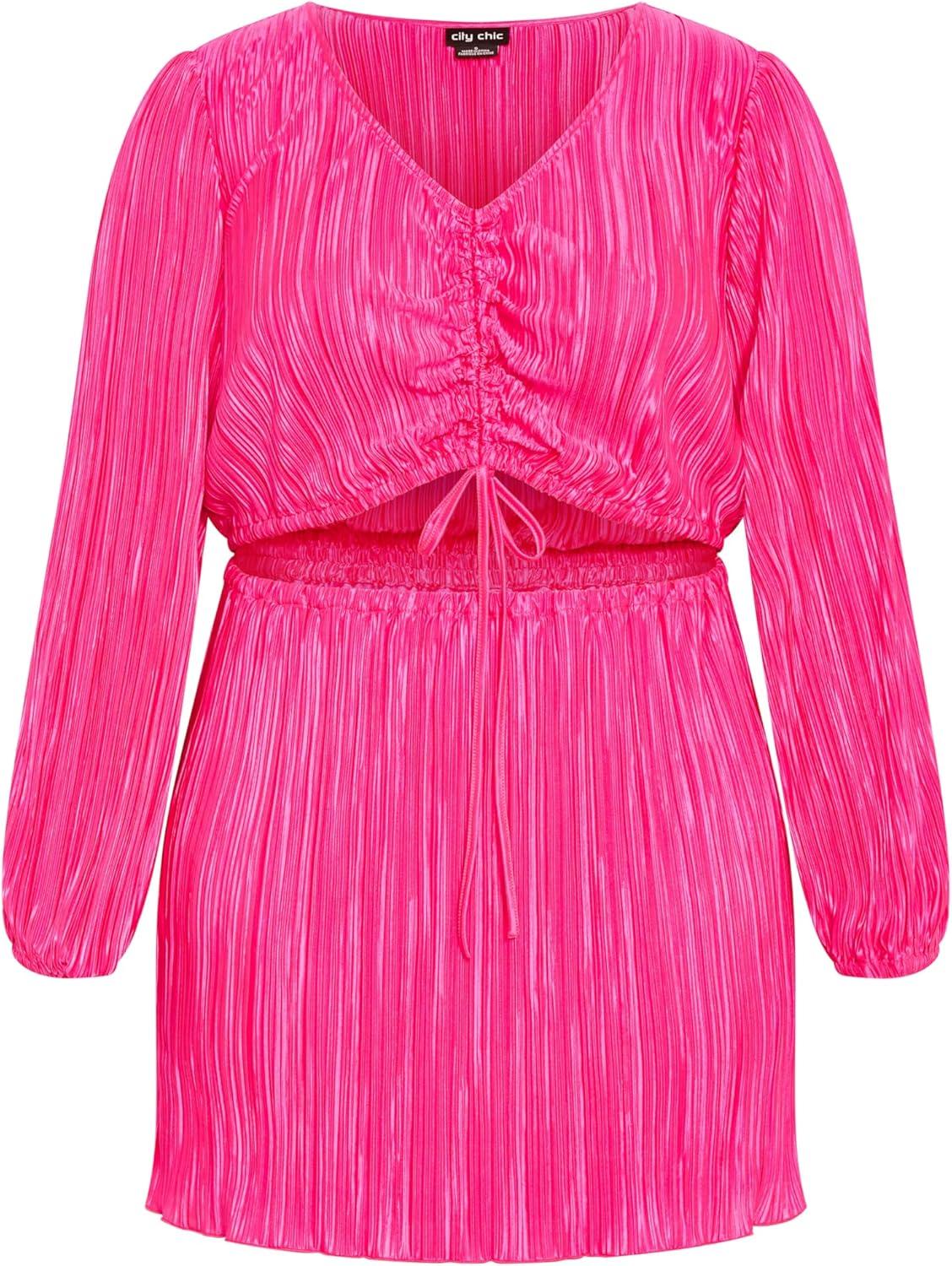 image:imageCity Chic Plus Size Dress Hailee DressFlamingo
