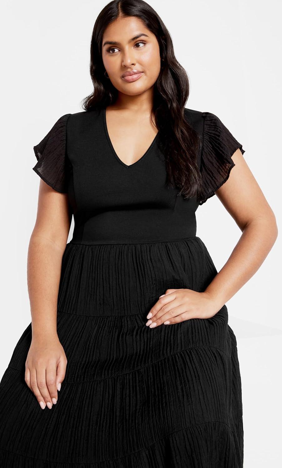 image:imageCity Chic Plus Size Dress Marli DressBlack
