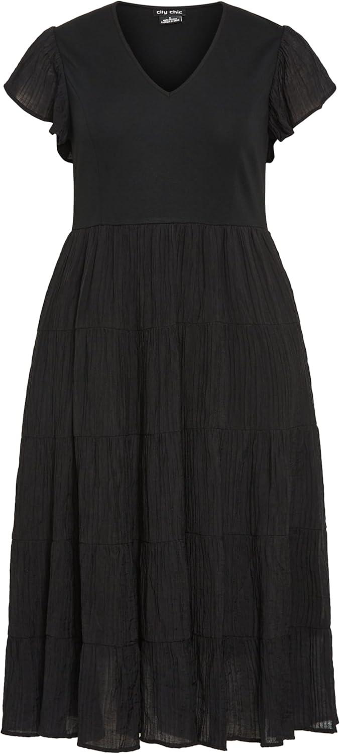 image:imageCity Chic Plus Size Dress Marli DressBlack