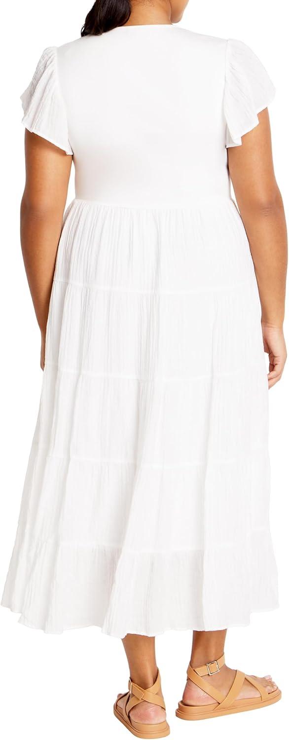 image:imageCity Chic Plus Size Dress Marli DressIvory