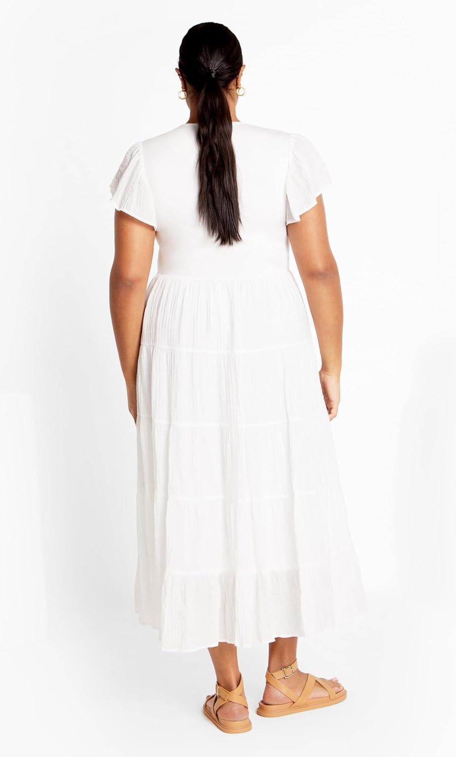 image:imageCity Chic Plus Size Dress Marli DressIvory