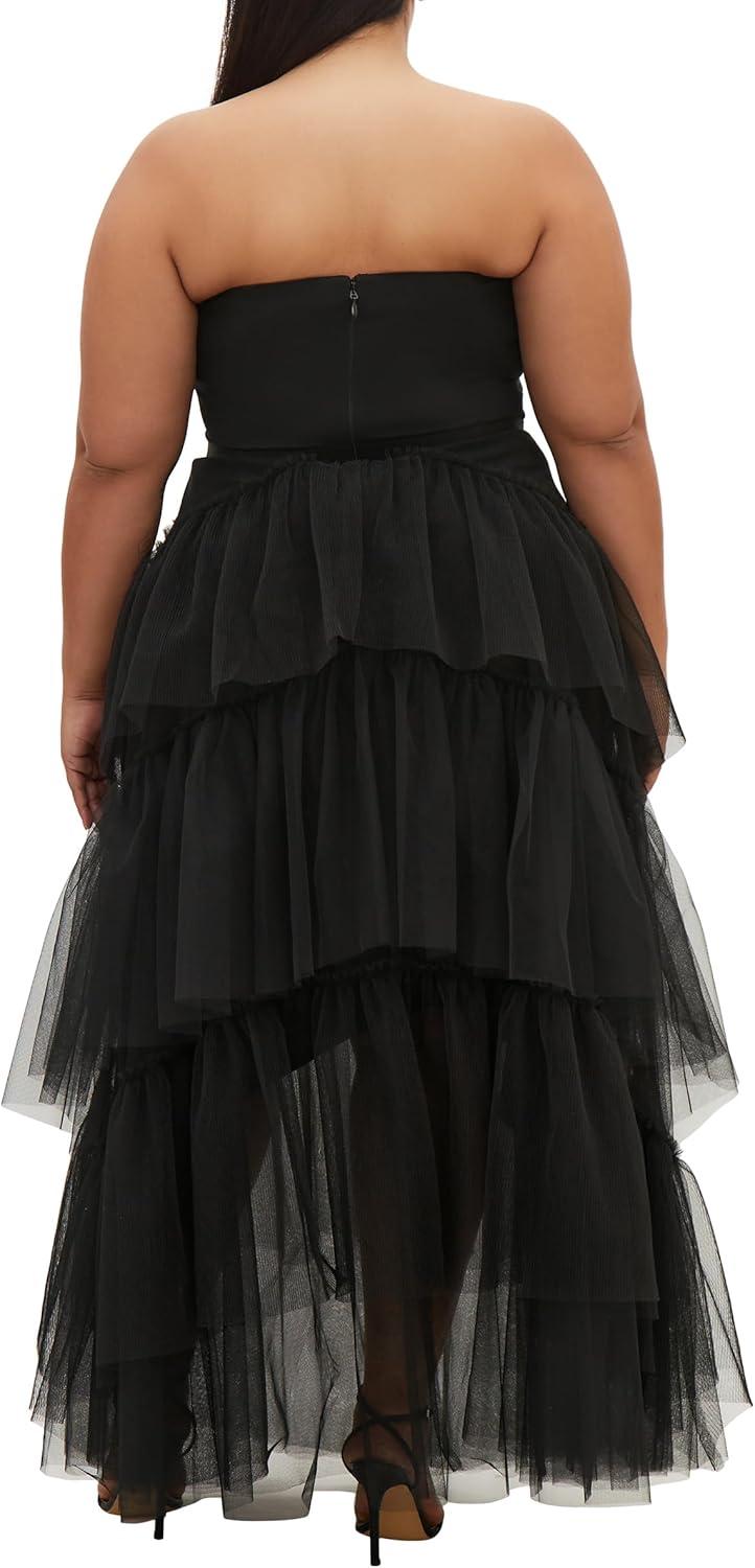 image:imageCity Chic Plus Size Maxi Dress Tulle Sweetheart Black