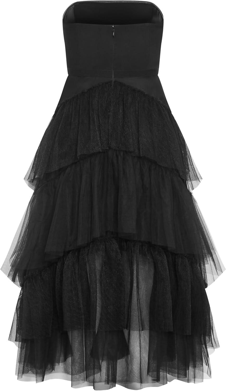 image:imageCity Chic Plus Size Maxi Dress Tulle Sweetheart Black