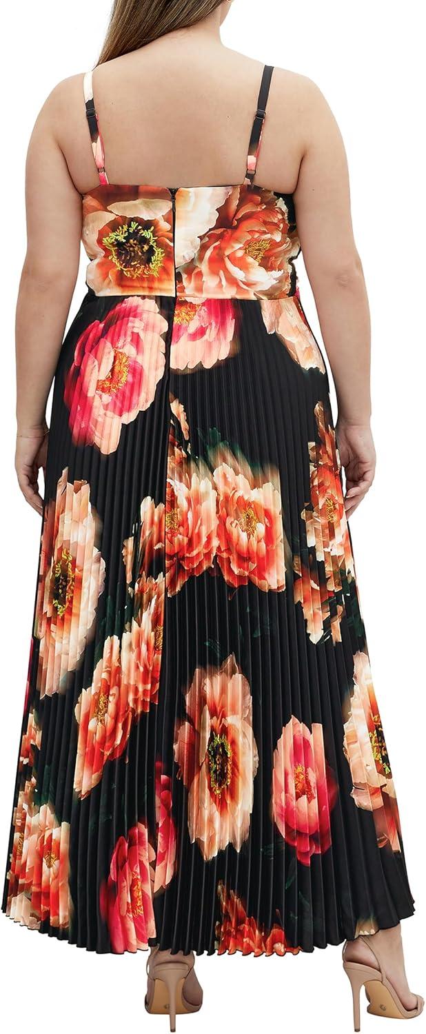image:imageCity Chic Womens Cocktail DressAriana Print PleatGarden Gala