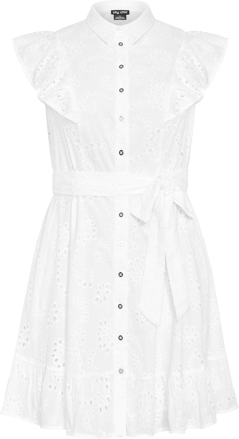 image:imageCity Chic Womens Dress CaseyWhite
