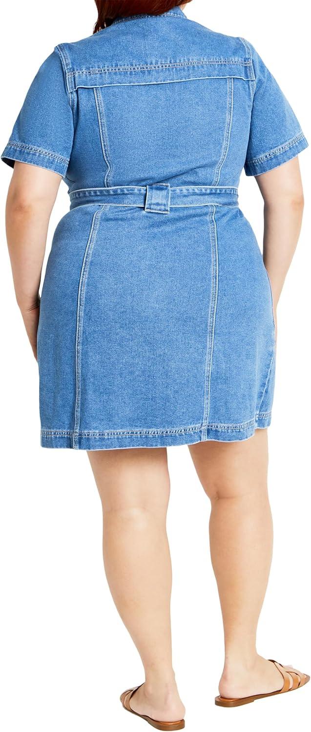 image:imageCity Chic Womens Dress MelinaMid Wash