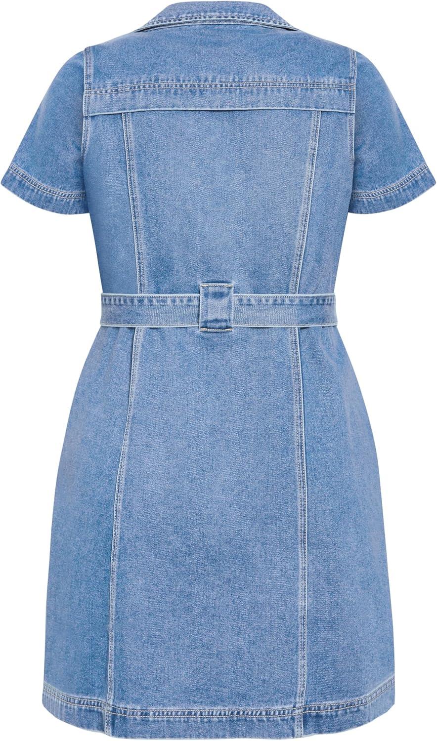 image:imageCity Chic Womens Dress MelinaMid Wash