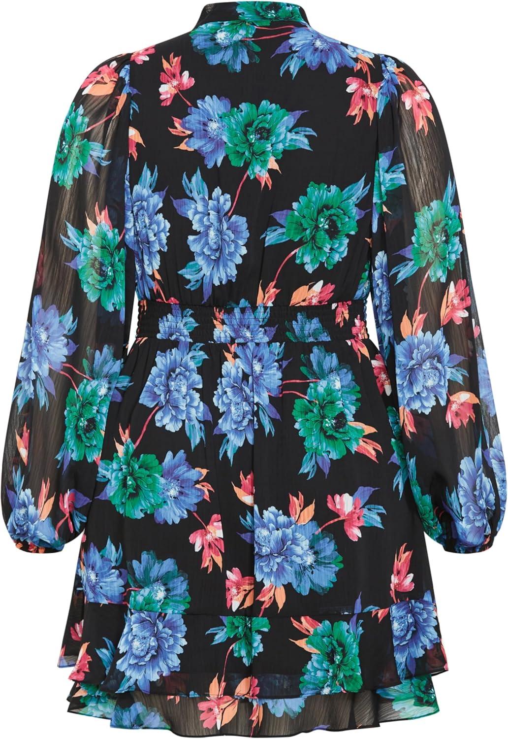 image:imageCity Chic Womens DressBlakely PrintBlooming Lush
