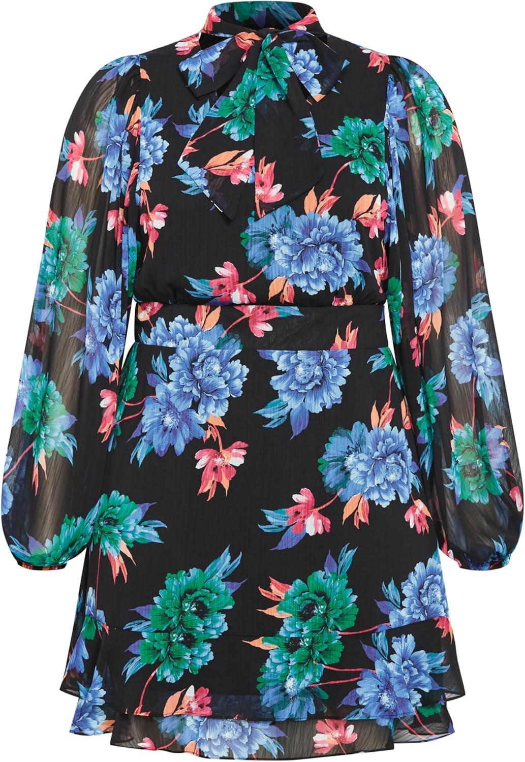 image:imageCity Chic Womens DressBlakely PrintBlooming Lush