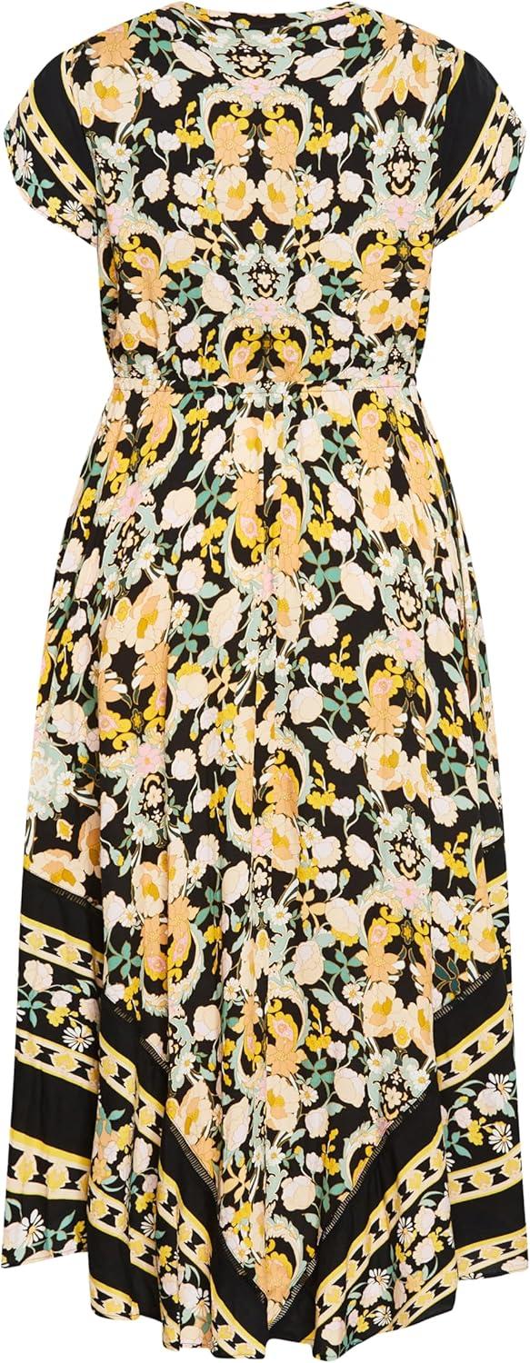 image:imageCity Chic Womens DressZella MaxiBlack Print