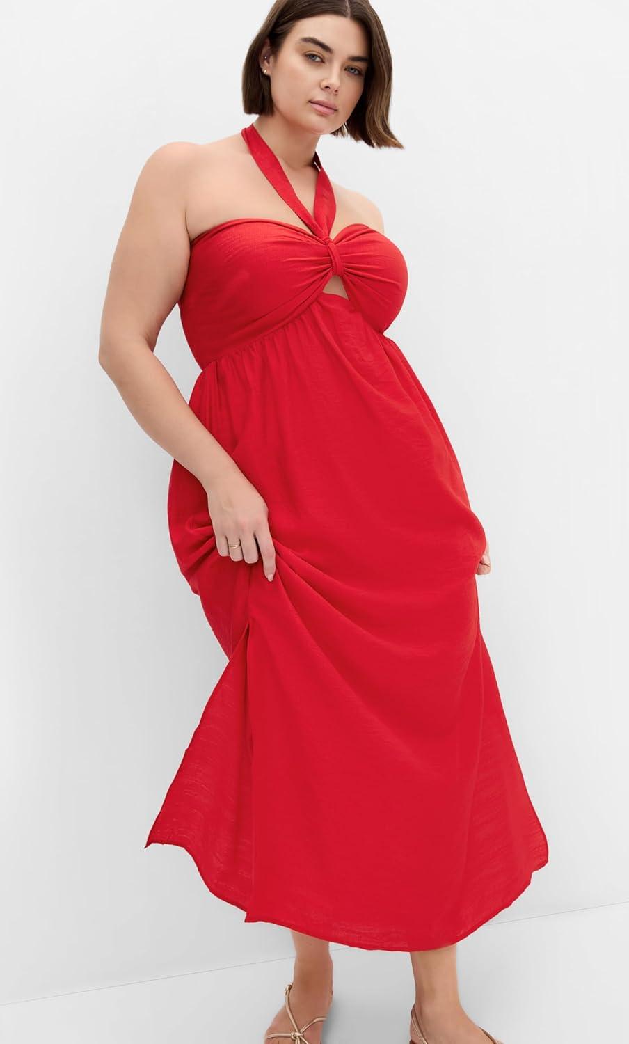 image:imageCity Chic Womens Maxi Dress Peta SereneCherry Red