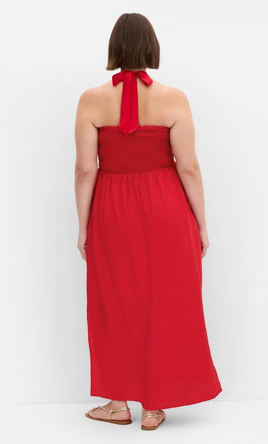 image:imageCity Chic Womens Maxi Dress Peta SereneCherry Red
