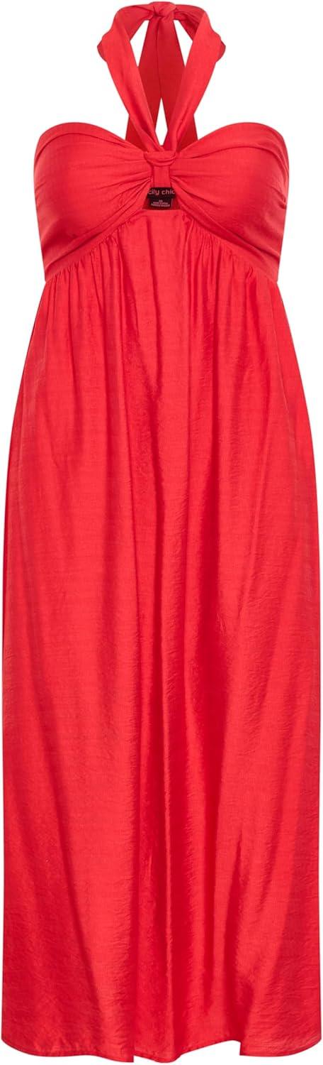 image:imageCity Chic Womens Maxi Dress Peta SereneCherry Red