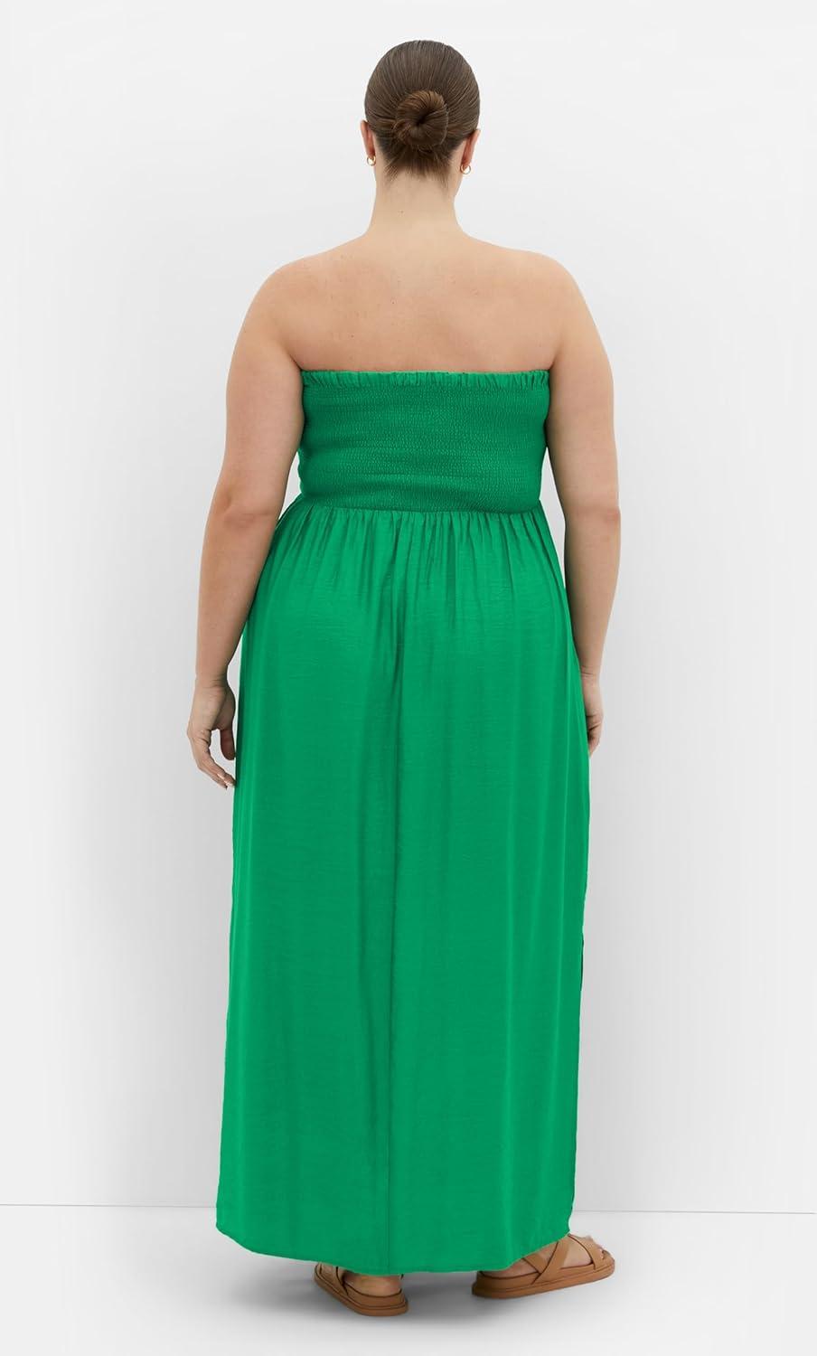 image:imageCity Chic Womens Maxi Dress Peta SereneKelly Green