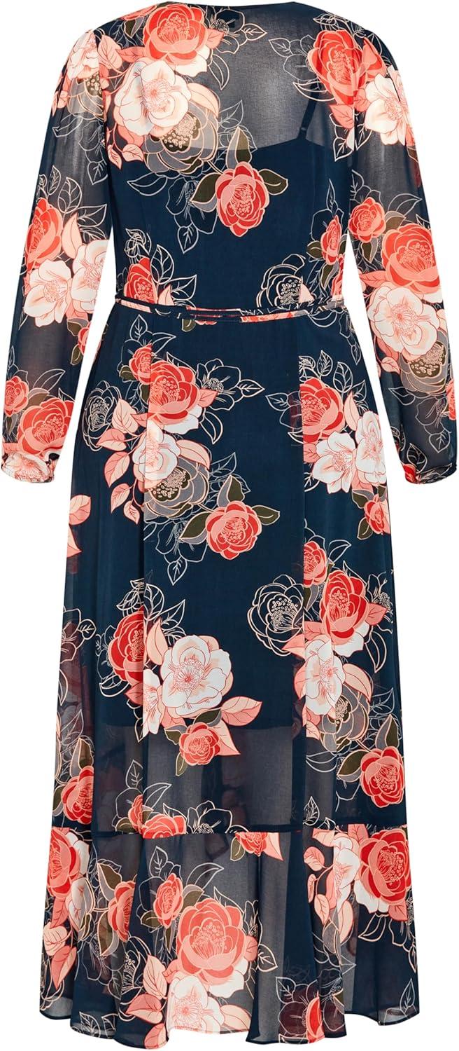 image:imageCity Chic Womens Maxi DressSadieNavy Gardenia