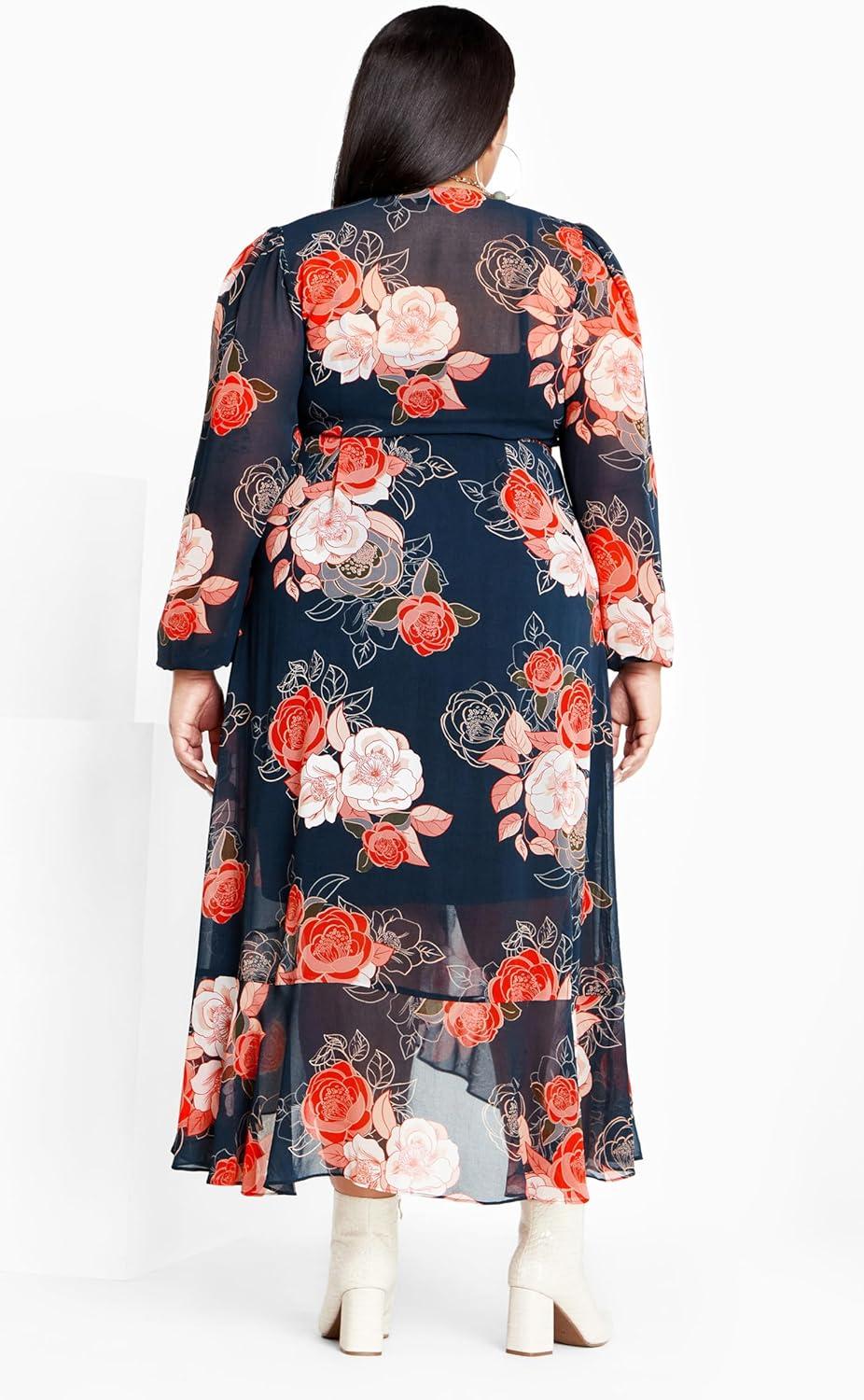 image:imageCity Chic Womens Maxi DressSadieNavy Gardenia