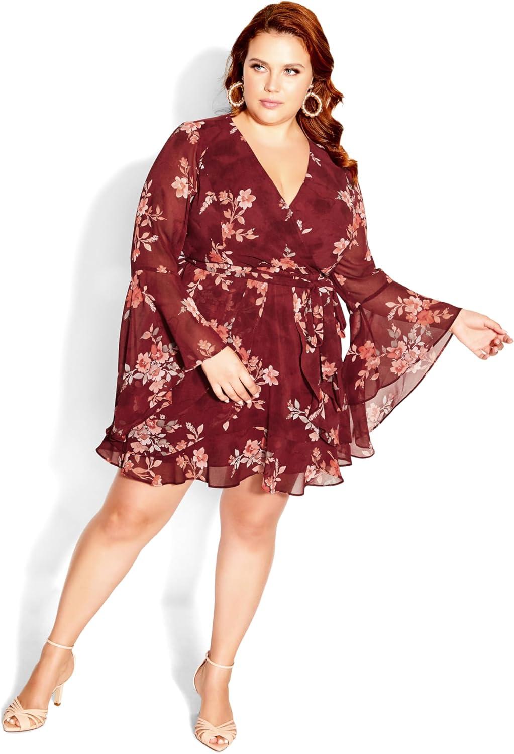image:imageCity Chic Womens Plus Size Dress AliciaPort Sweet Bloom