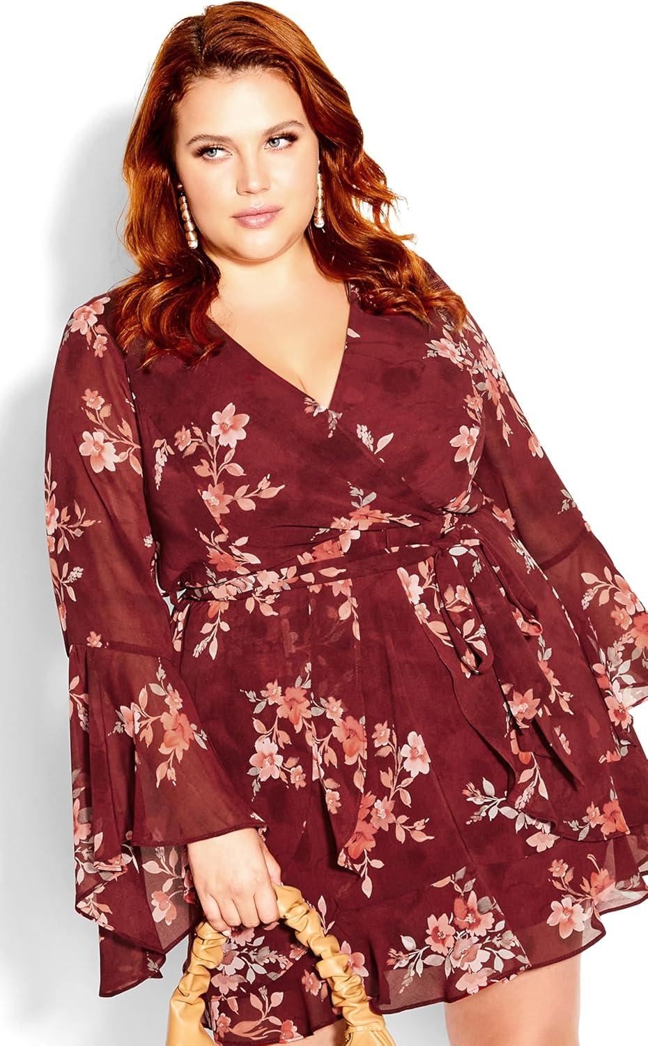 image:imageCity Chic Womens Plus Size Dress AliciaPort Sweet Bloom