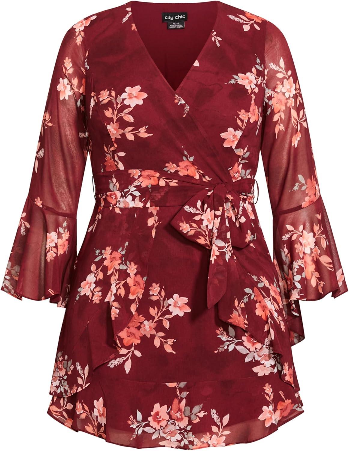 image:imageCity Chic Womens Plus Size Dress AliciaPort Sweet Bloom