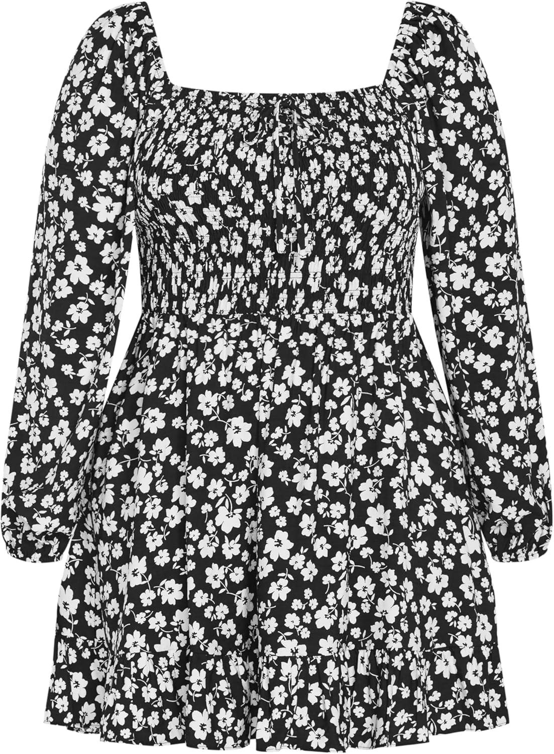 image:imageCity Chic Womens Plus Size Dress AliviaIvory Ditsy