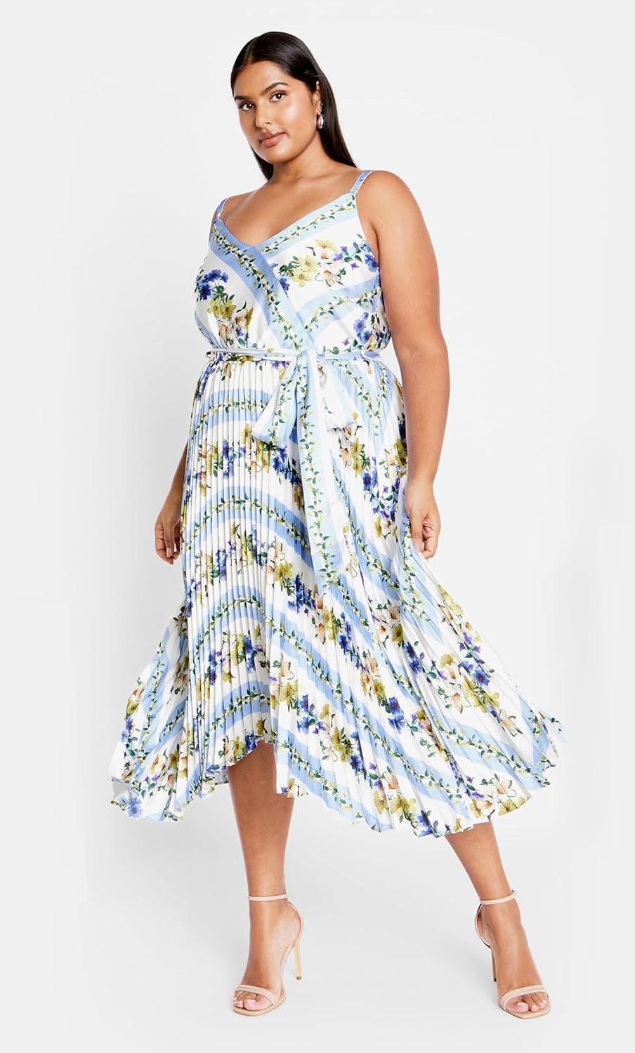 image:imageCity Chic Womens Plus Size Dress AmeliaGarden Party