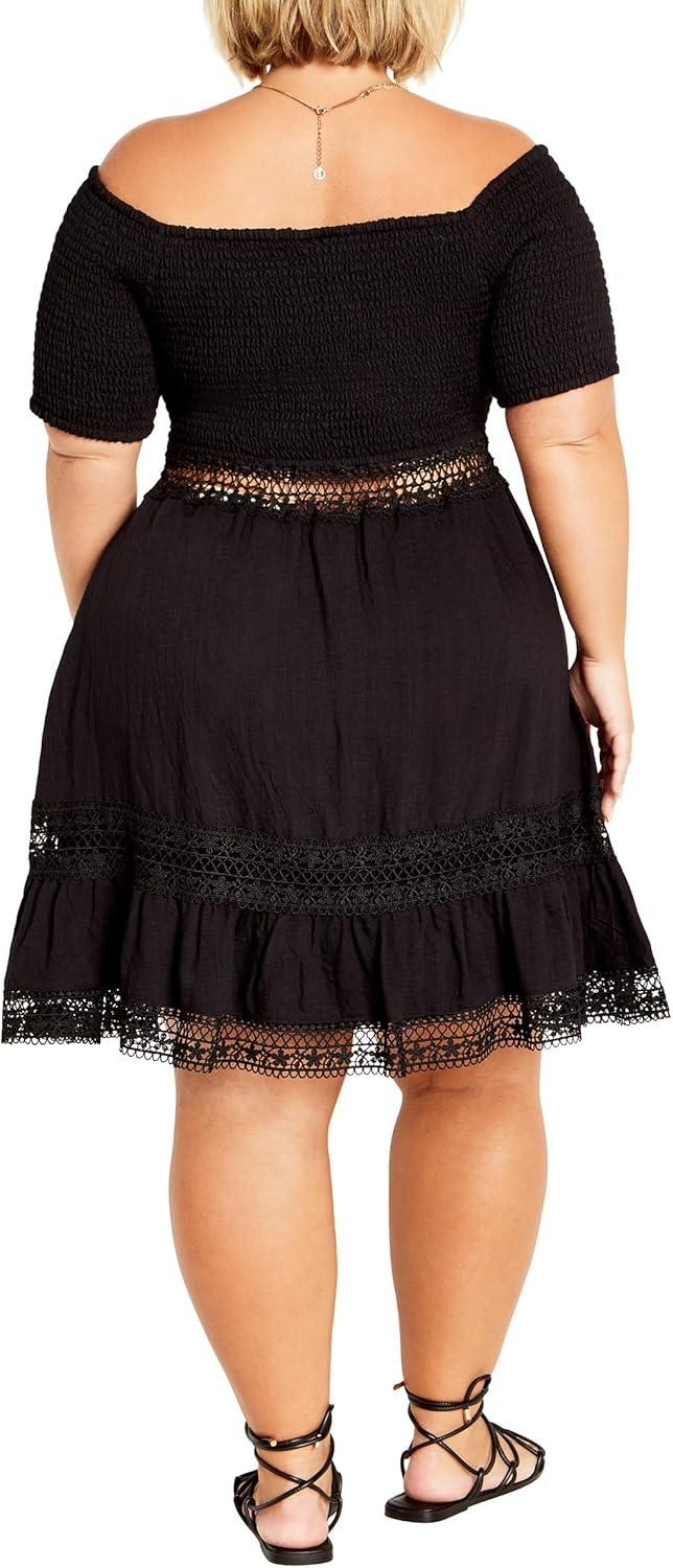 image:imageCity Chic Womens Plus Size Dress AuraBlack