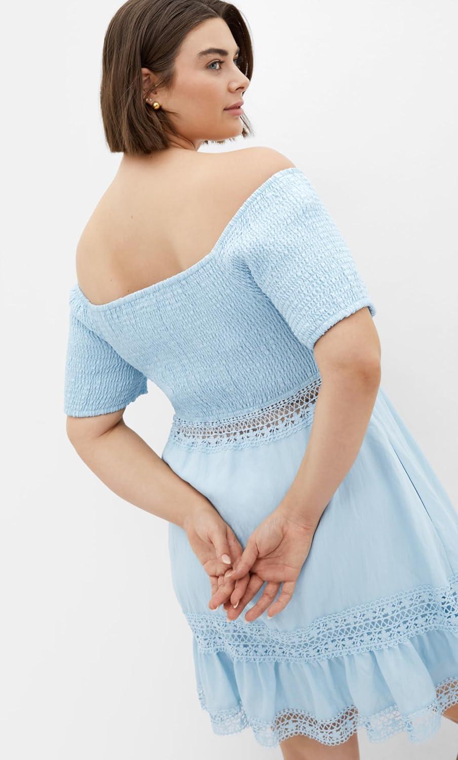 image:imageCity Chic Womens Plus Size Dress AuraLight Blue