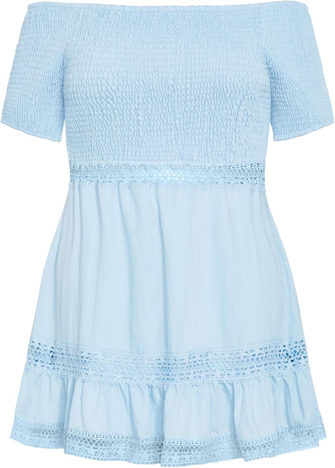 image:imageCity Chic Womens Plus Size Dress AuraLight Blue