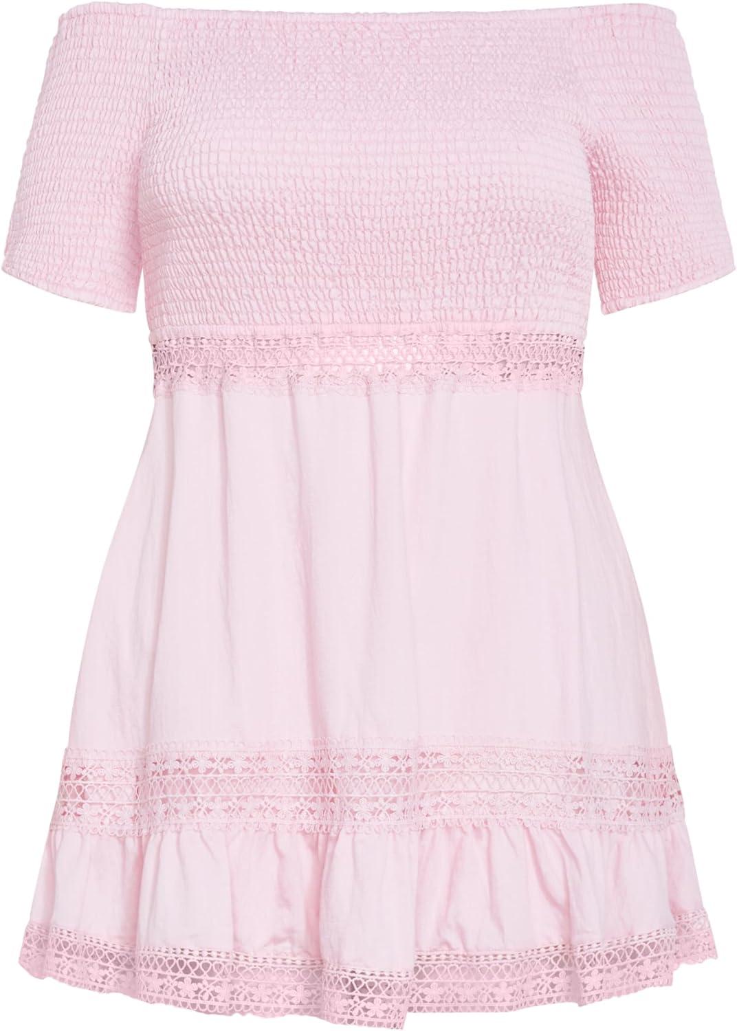 image:imageCity Chic Womens Plus Size Dress AuraPink