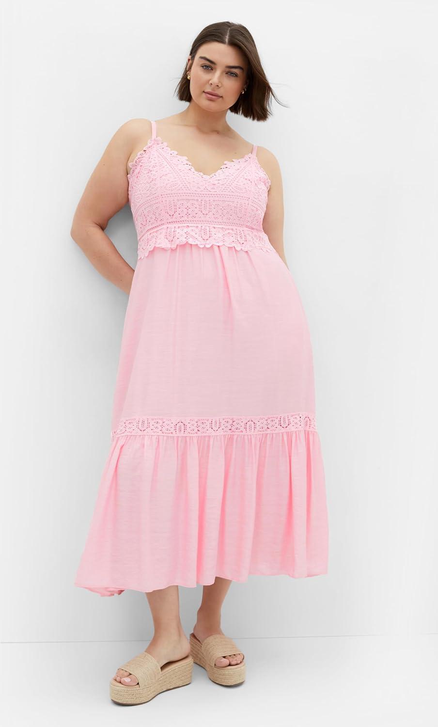 image:imageCity Chic Womens Plus Size Dress Brielle MaxiPout
