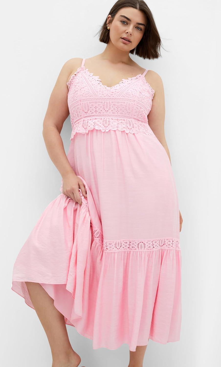 image:imageCity Chic Womens Plus Size Dress Brielle MaxiPout