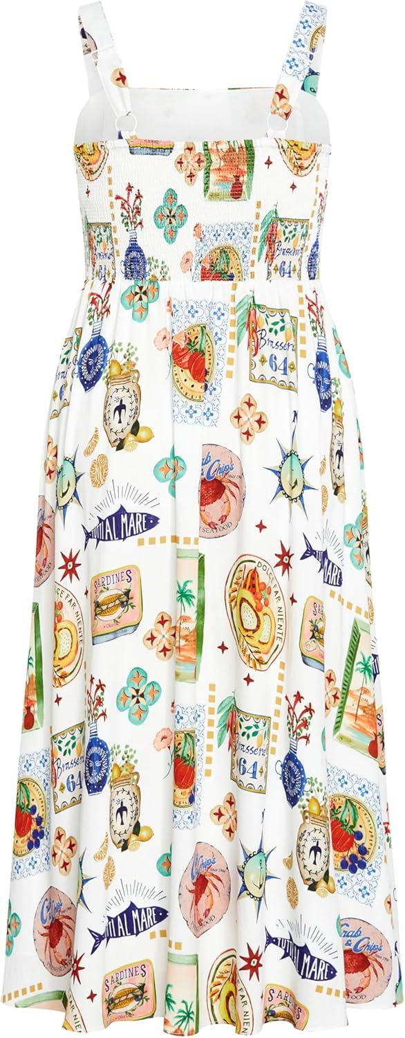 image:imageCity Chic Womens Plus Size Dress Capria Print MaxiCapri