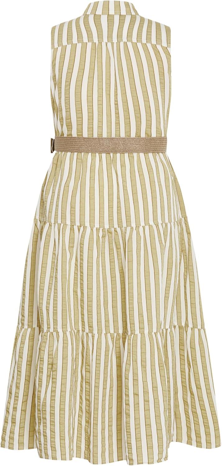 image:imageCity Chic Womens Plus Size Dress Clean LinesMoss Stripe