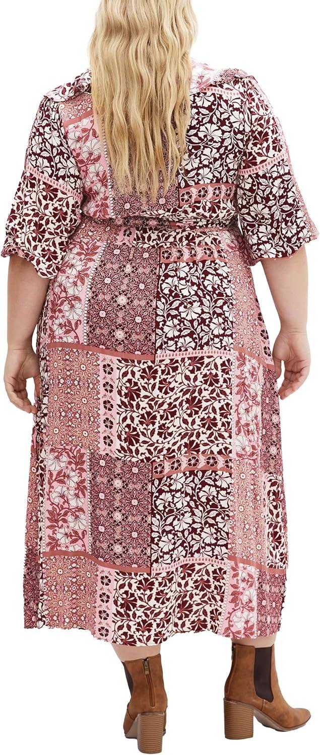 image:imageCity Chic Womens Plus Size Dress Dahlia MaxiAmethyst Patch