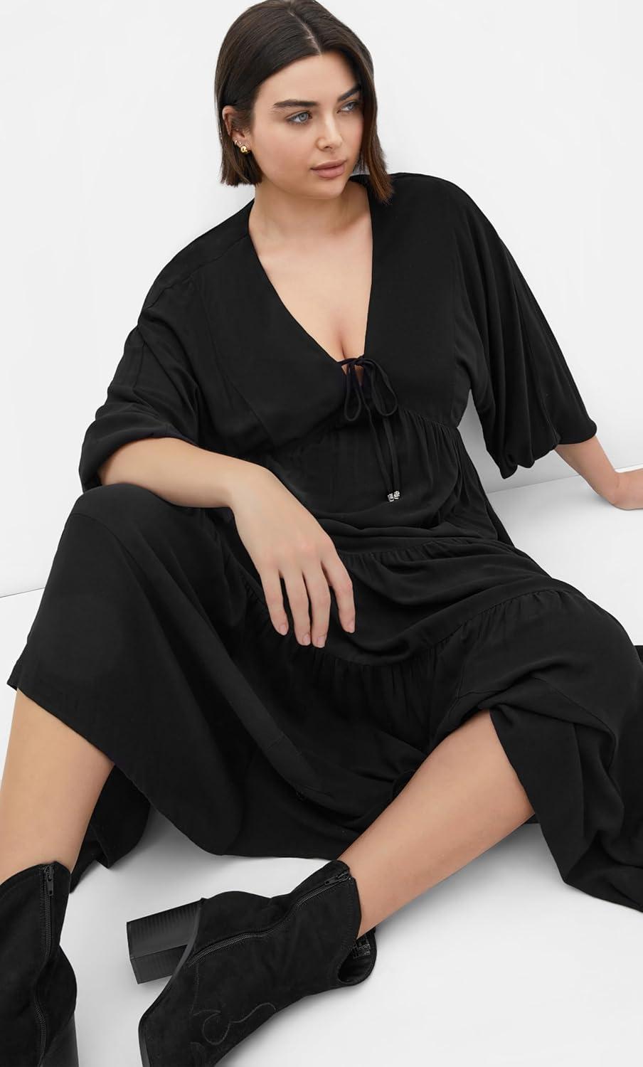 image:imageCity Chic Womens Plus Size Dress Devine BeautyBlack