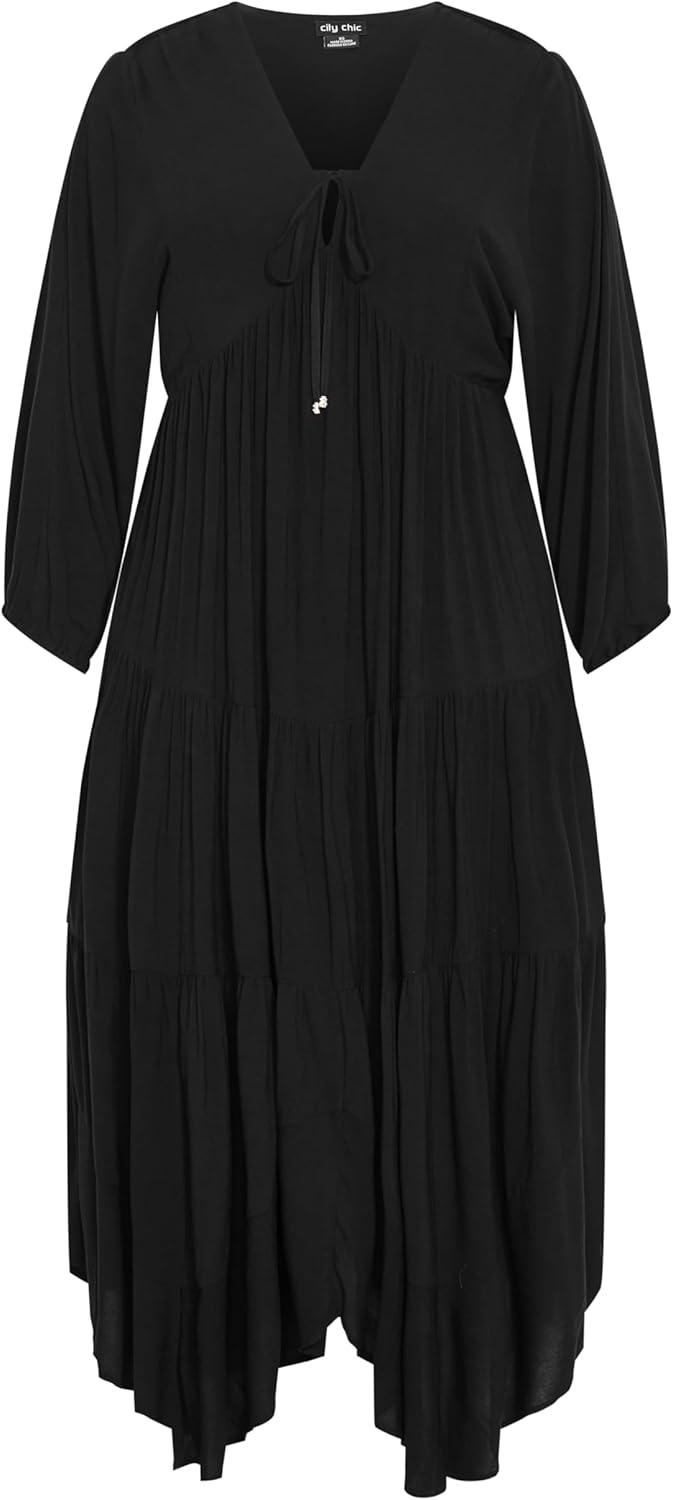 image:imageCity Chic Womens Plus Size Dress Devine BeautyBlack