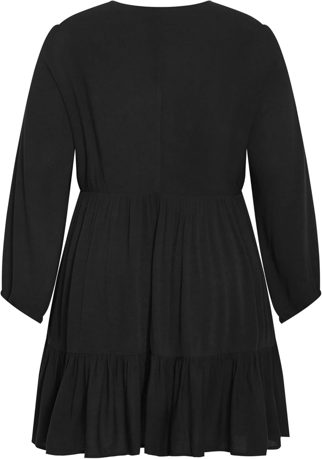 image:imageCity Chic Womens Plus Size Dress Devine MiniBlack