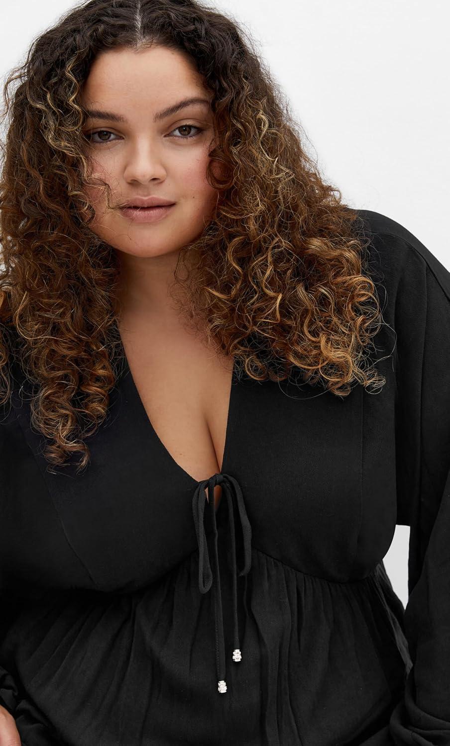 image:imageCity Chic Womens Plus Size Dress Devine MiniBlack
