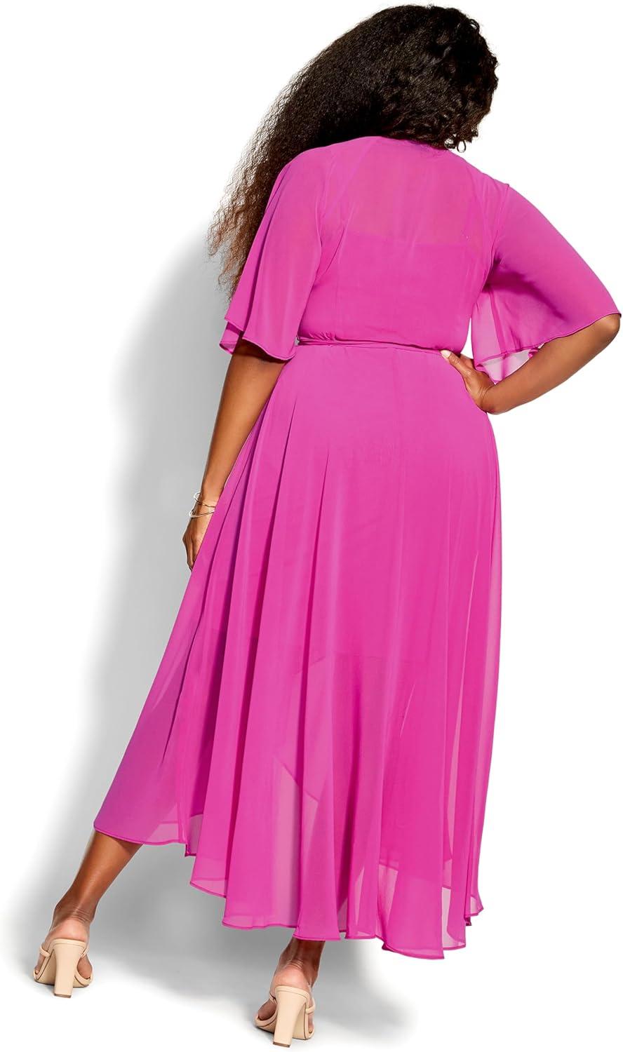 image:imageCity Chic Womens Plus Size Dress Enthrall Me MaxiLipstick