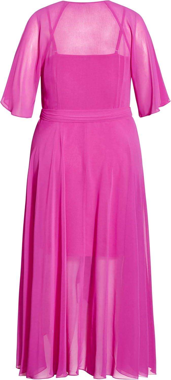 image:imageCity Chic Womens Plus Size Dress Enthrall Me MaxiLipstick