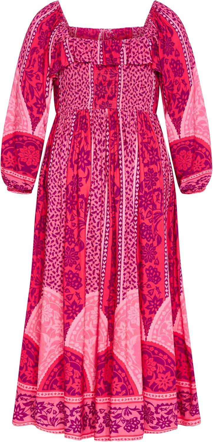 image:imageCity Chic Womens Plus Size Dress Estelle MaxiField of Dreams