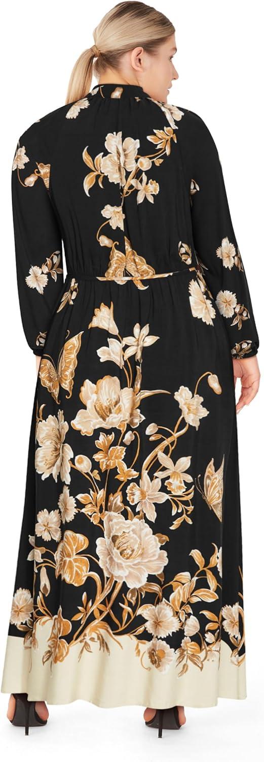 image:imageCity Chic Womens Plus Size Dress Fernanda MaxiFloral