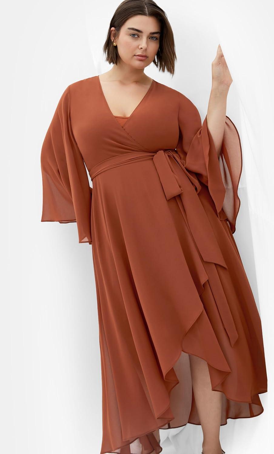 image:imageCity Chic Womens Plus Size Dress Fleetwood MaxiGinger