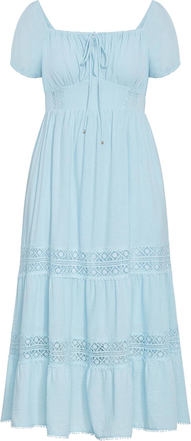 image:imageCity Chic Womens Plus Size Dress HavenIce Blue