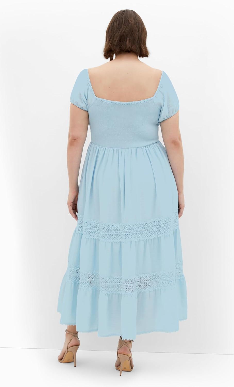 image:imageCity Chic Womens Plus Size Dress HavenIce Blue