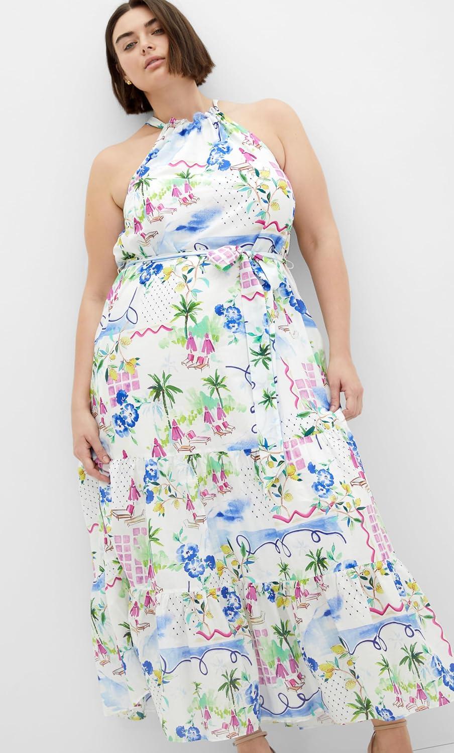 image:imageCity Chic Womens Plus Size Dress Island Breeze MaxiIsland Breeze