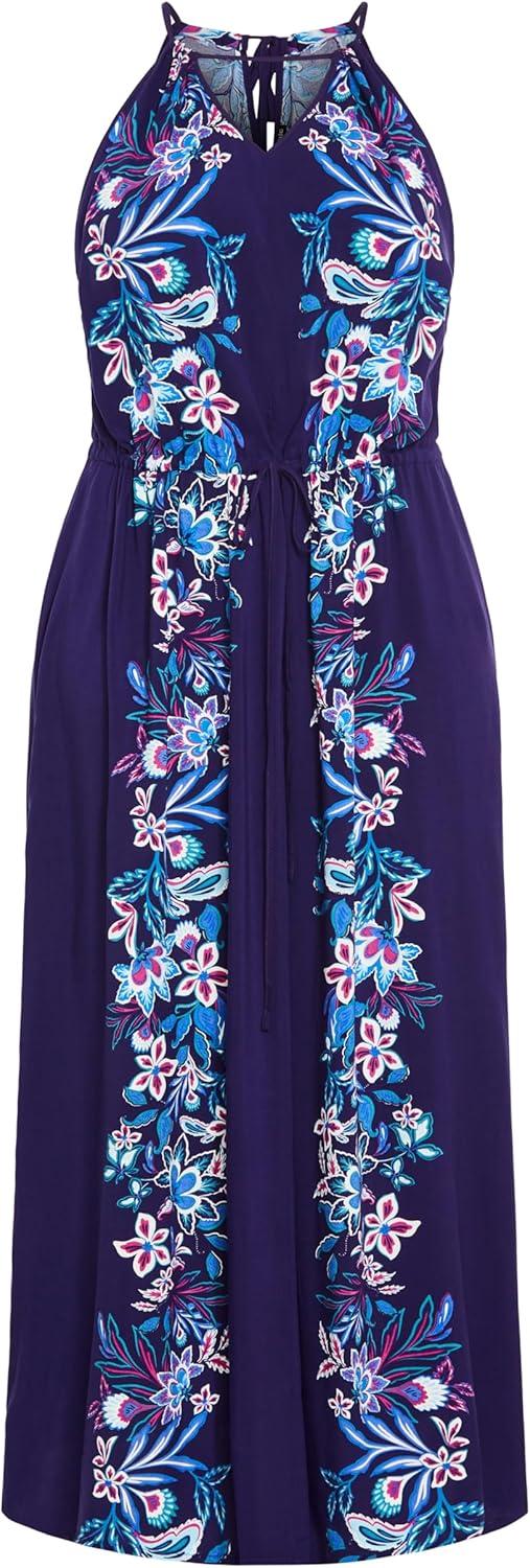 image:imageCity Chic Womens Plus Size Dress Island GirlBlue Tropics