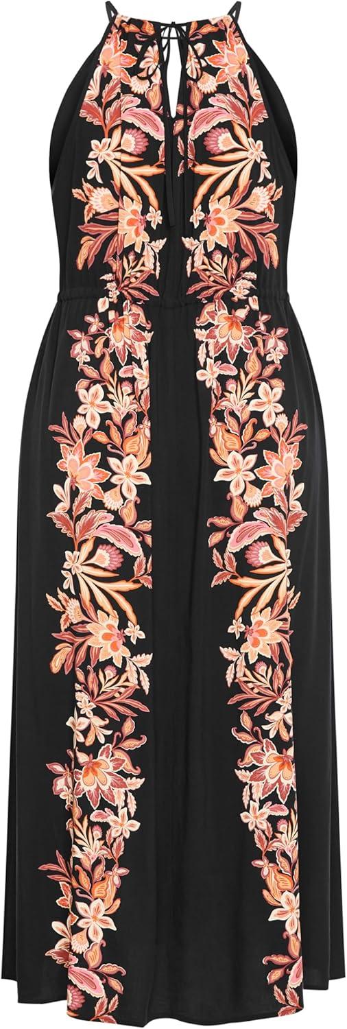 image:imageCity Chic Womens Plus Size Dress Island GirlCinnamon