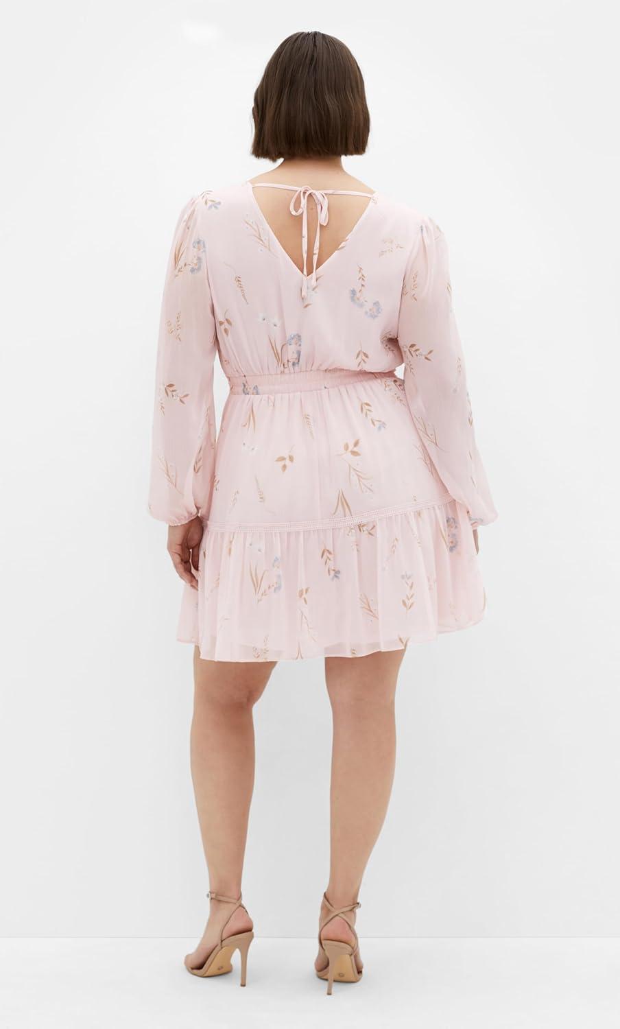 image:imageCity Chic Womens Plus Size Dress Kiki PrintAria Floral