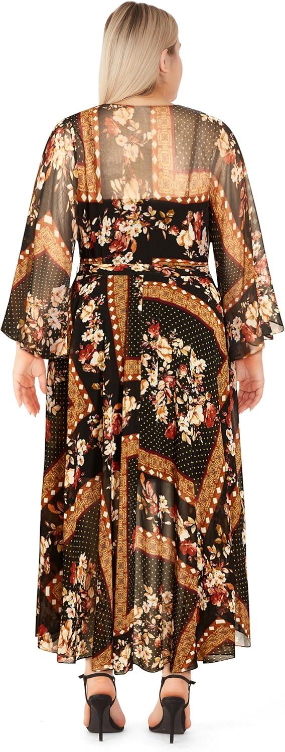 image:imageCity Chic Womens Plus Size Dress Martha MaxiFloral
